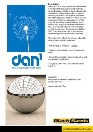 Dan Dissolvable Alloy Nano Tech Pdf