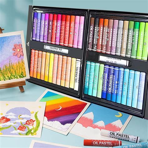 Amazon Artecho Oil Pastels Set Of Colors X Mm Soft Oil