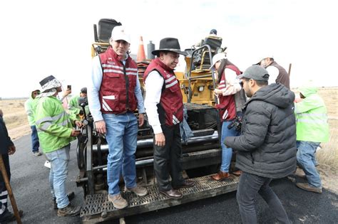 Supervisa Gobernador David Monreal M Dulo De Pavimentaci N En Fresnillo