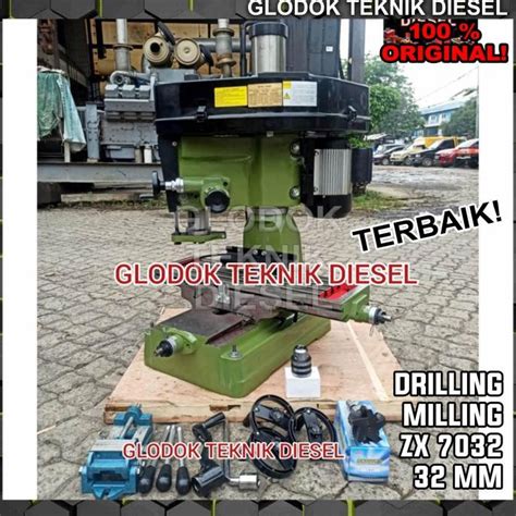 Jual MESIN DRILLING MILLING MACHINE 32 MM ZX 7032 BOR DUDUK 32MM