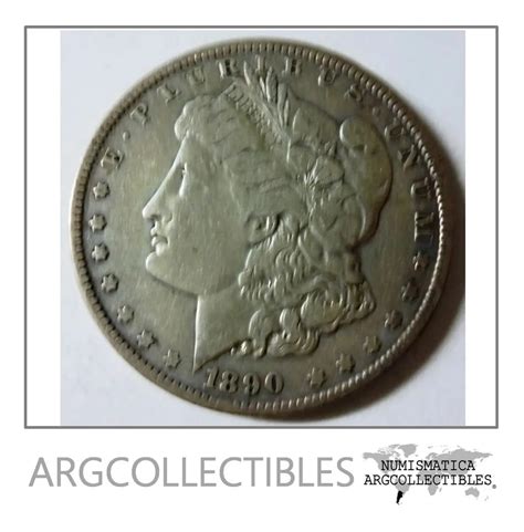 USA Moneda 1 Dolar 1890 O Plata Morgan KM 110 VF Argcollectibles