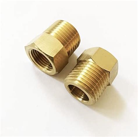 Lanceler 4pcs Brass Pipe Fitting 12 Female Npt Thread X 12 Male Npt Thread