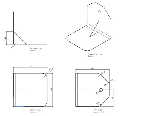 Creating The Simple Bracket Mesh Generate And Extract Cad Surface By