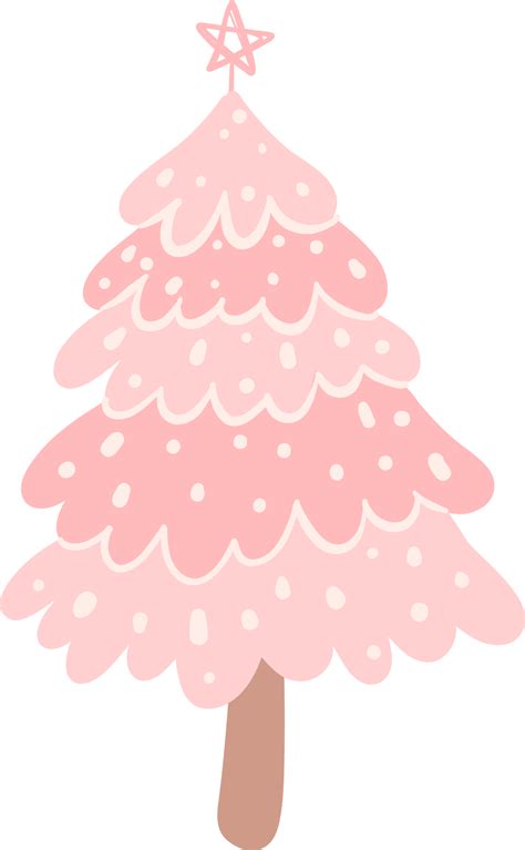 Pink Christmas Tree Png