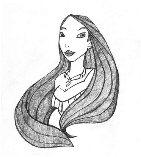 Pocahontas sketch by etherealgirl on DeviantArt