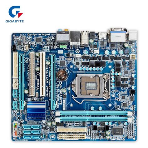 Original Gigabyte GA H55M S2H Desktop Motherboard H55M S2H H55 LGA 1156