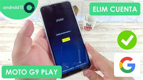 Eliminar Cuenta De Google Motorola Moto G9 Play Android 11 YouTube