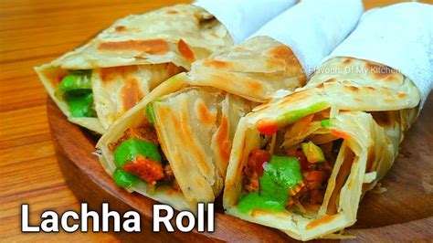 Spicy Chicken Lachha Roll YouTube