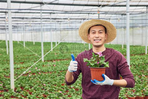 城市绿化花农点赞形象高清图片下载 正版图片507707747 摄图网