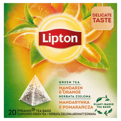 Lipton Mandarynka Pomarańcza Herbata zielona 36g 13384741579 Allegro pl