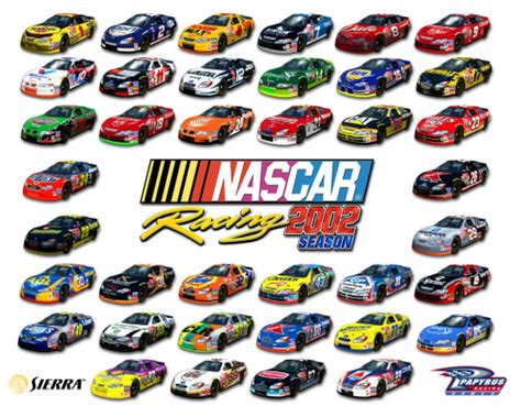 Create a 2002 NASCAR Winston Cup Series Tier List - TierMaker