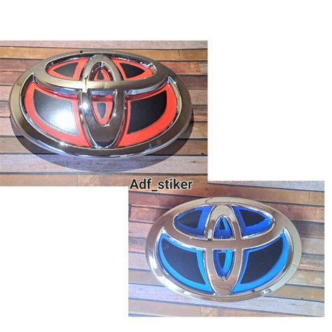 Jual Emblem Logo Toyota Calya Avanza Hybrid 2016 2024 Ukuran 15cm