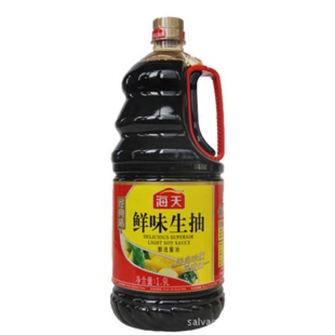 海天牌鲜味生抽王1 9l