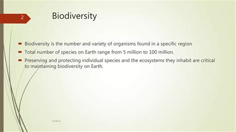 Methods Of Measuring Biodiversity Biodiversity Index Ppt