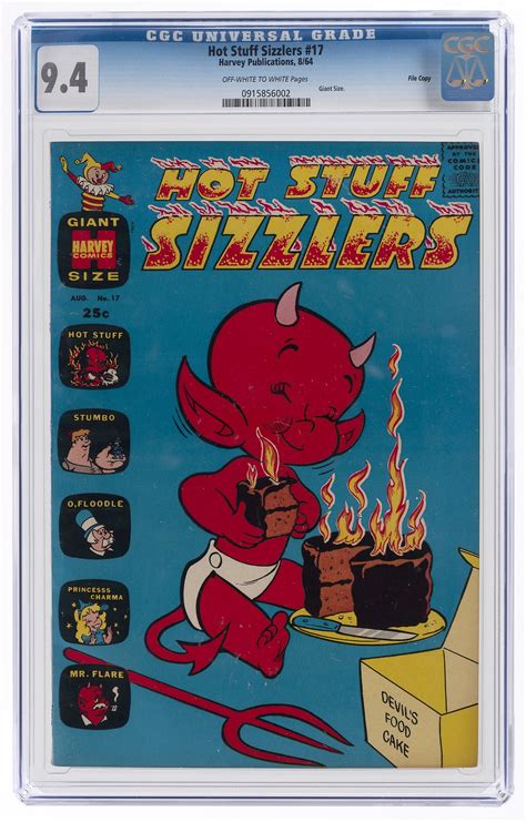 Hake S HOT STUFF SIZZLERS 17 AUGUST 1964 CGC 9 4 NM FILE COPY