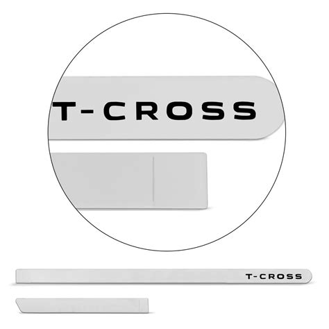 Friso Lateral T Cross Branco Puro Slim General Car