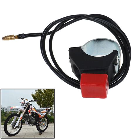 Universal Motorcycle Handlebar Switch Horn Starter Kill Button E Bike