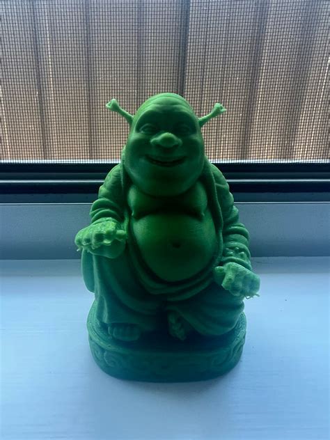 Shrek Buddha D Printed Multicoloured Available Gag Joke Etsy Australia