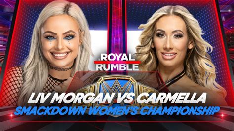 Wwe K Royal Rumble Liv Morgan Vs Carmella Smackdown Womens