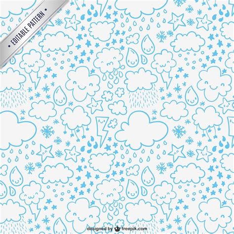 Free Vector Weather Pattern