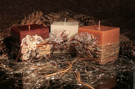 Новогодние свечи "Все в шоколаде" в интернет-магазине на Ярмарке ...