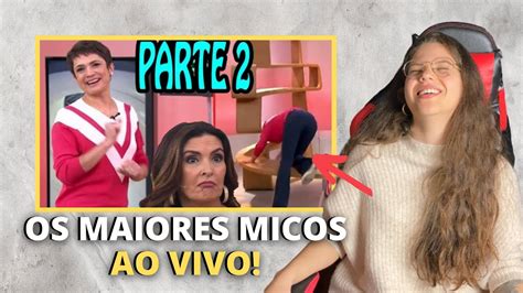 OS MAIORES MICOS AO VIVO NA TV BRASILEIRA PARTE 2 REACT FALA DE TUDO