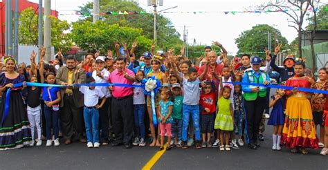 Inauguran Calles Para El Pueblo En Distrito II De Managua