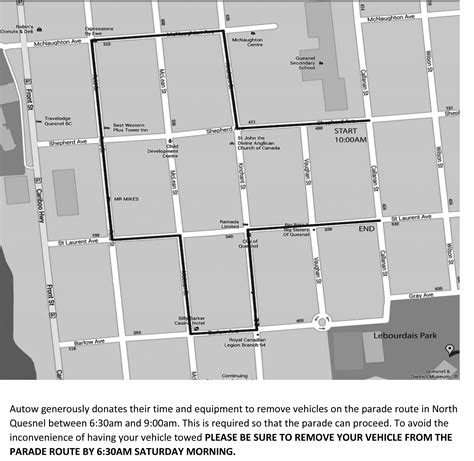 Parade Route Map – Billy Barkɘr Days