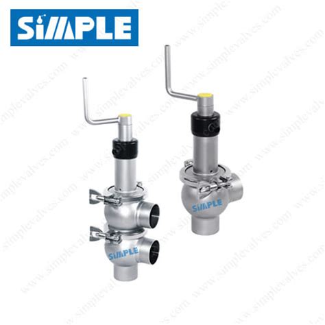 Manual Sanitary Diverter Valve, Flow Diverter Valve | SIMPLE VALVES