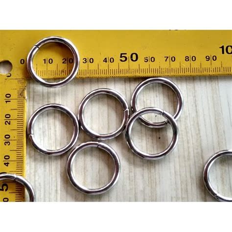 Jual Ring Bulat Ring O Nikel Diameter 2 Cm Tebal 2 5 Mm Di Lapak Tas