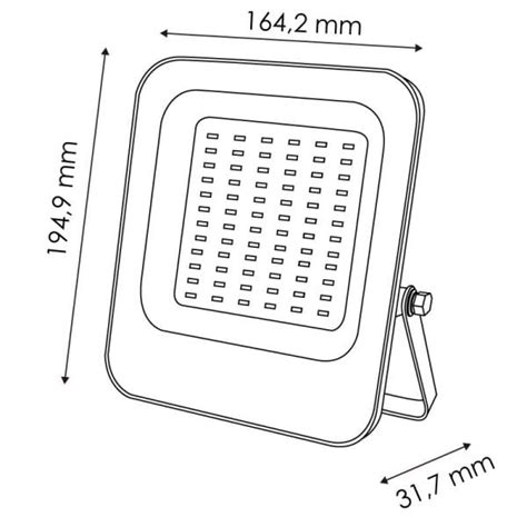 Projecteur LED SMD Chip Osram Mini On 50W RGB Dimmable IP65