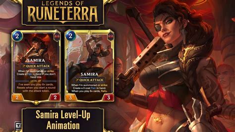 Legends Of Runeterra Samira Level Up Animation YouTube