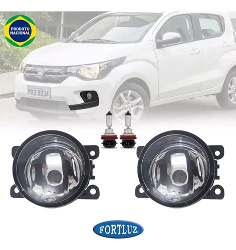 Par Farol De Milha Fiat Mobi 2016 2017 2018 Lâmpada Auxiliar Frete grátis