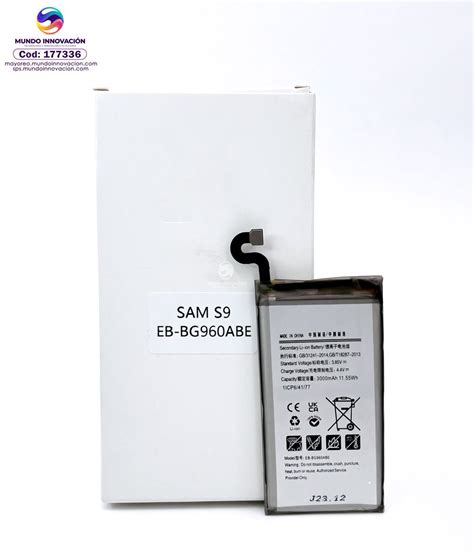 Bateria Samsung S9 Eb Bg960abe 3000mah Sin Marca Sps Mundo Innovacion