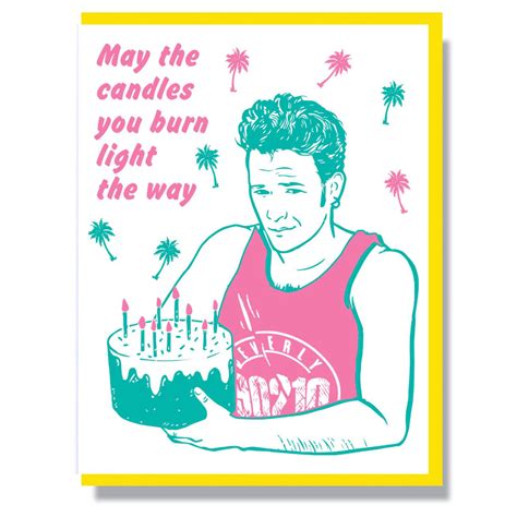 Luke Perry 90210 Birthday Card | Smitten Kitten – Outer Layer