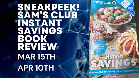 SNEAK PEEK Sams Club Instant Savings Book Review Sales From MAR 15TH