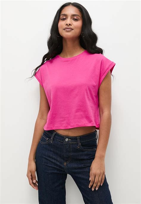 Grown On Sleeve Top Pink Superbalist T Shirts Vests And Camis