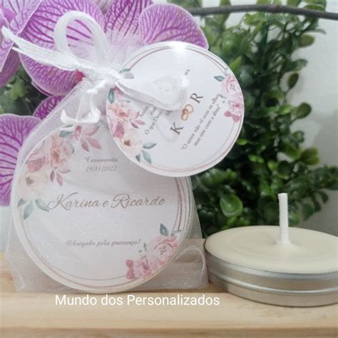 Velas Perfumadas Para Lembrancinhas De Casamento Elo7