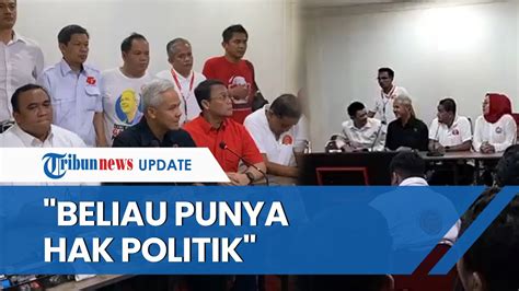 Ganjar Bela Jokowi Soal Cawe Cawe Di Pilpres Beliau Punya Hak Politik