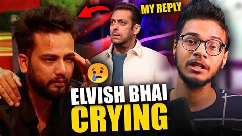 Elvish Yadav Crying In Bigg Boss Salman Khan Fires On Elvish Yadav