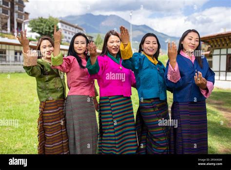 Dancers From Royal Academy Of Performing Arts RAPA Thimphu Bhutan