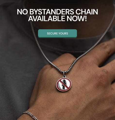 No Bystanders Chain Available Now Shop Chayne