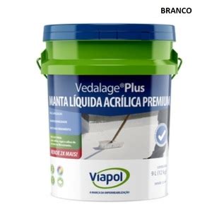 Vedalage Plus Manta Liquida Premium Viapol Kg Cores Branco