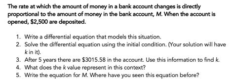 Differential Equations Sisis And Compound Interest