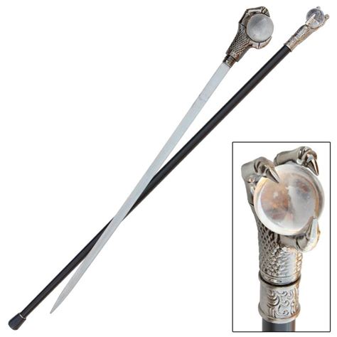 Japanese Dragons Claw Walking Sword Cane-4B3-CS1270