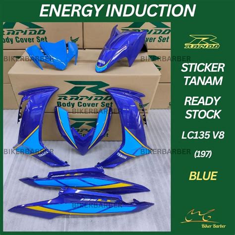 Rapido Cover Set Yamaha Lc V Energy Induction Blue Body