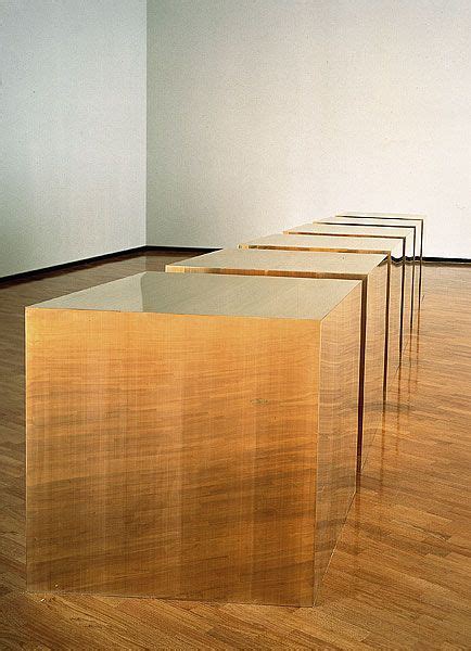 Donald Judd.Untitled (Six boxes) 1974. Brass. via ...