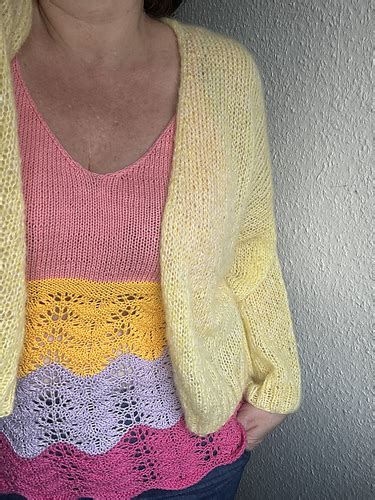 Ravelry FEIYA V Cardigan Pattern By Tanja Koenigs