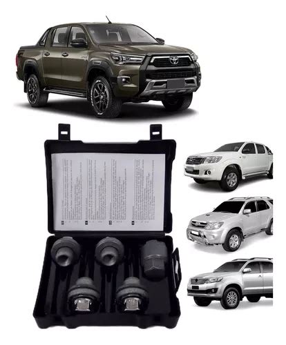 Kit Porca Antifurto De Roda Toyota Hilux Sw4 Galaxy Lock