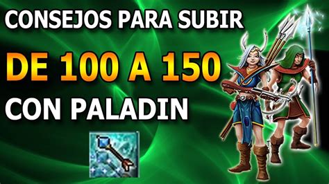 Paladin Consejos Para Subir De Nivel 100 A 150 Tibia Youtube